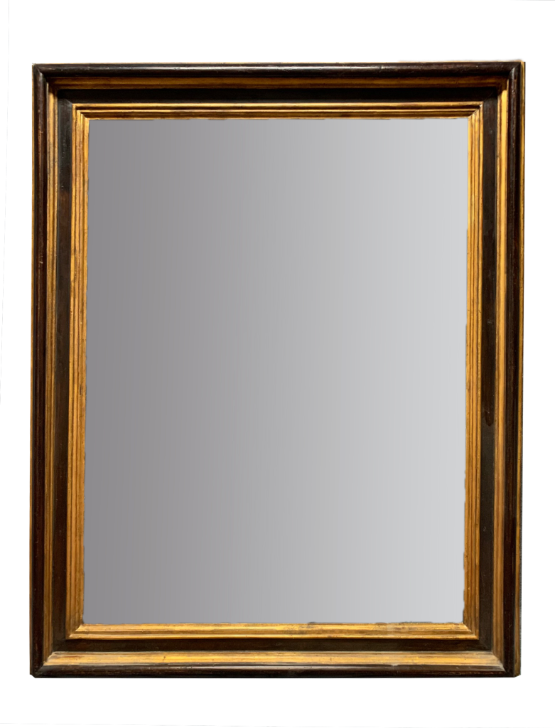 Italian frame from the 18th century with mirror. Item #53/10.003. Size 49 ½" x 61 ¾" x 6".